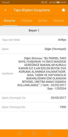 Tapu Bilgileri Hakkında Bilgi Acil