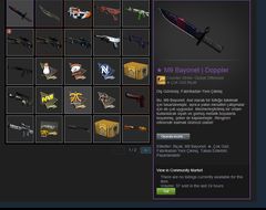  CSGO SATILIK İTEMLER M9 DOPPLER VE DAHA NELER NELER