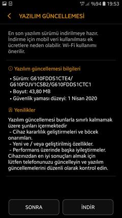 J7 Prime G610F (Ana Konu) Android 8 Oreo Türkiyede Yayınlandı