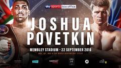 ANTHONY JOSHUA vs ALEXANDER POVETKIN / 22 Eylül 2018 {Kazanan Joshua}