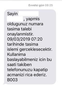 Turkcell'den Vodafone'a numara taşıma deneyimim ve eski hatta kalan TLler