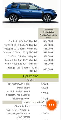 Dacia 2022 Kasım fiyat listesini açıkladı: İşte yeni fiyatlar