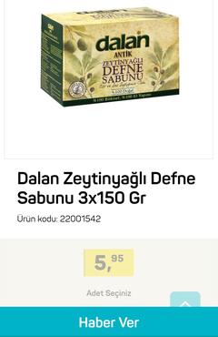 A101 dalan antik zeytinyagli defne sabunu 450gr 2.95 tl | DonanımHaber Forum
