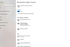 Win 10 ''Bluetooth ya da başka cihaz ekleme'' sekmesi çalışmıyor