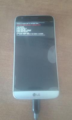LG G5 Bu Sabah Uyandığımda Fastboot Mode Ekranı Açıktı!