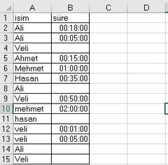  Excel'de BAĞ_DEĞ_DOLU_SAY'a nasıl kriter eklerim?