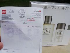  Armani GİO, Code ve Paco robanne duty free den aldım faturalı