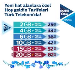 Turk Telekom Mobil Hoşgeldin Tarifeleri (Faturalı) | DonanımHaber Forum