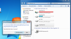  HDD biçimlendirme sorunu