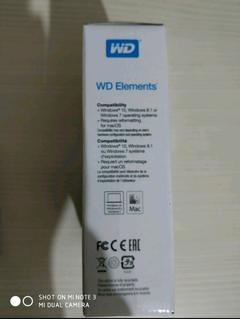 SATILIK WD Elements 1TB  2.5' USB 3.0 Taşınabilir Disk