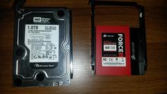  Satılık 1 TB Hard Disk WD1001FALS / 60 GB CORSAİR FORCE GT