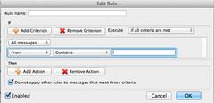 Outlook 2011 for Mac'te kural oluşturma yardım