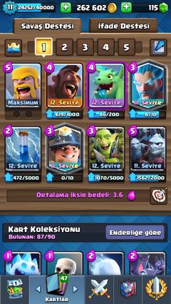 ALINIK CLASH ROYALE HESABI. 