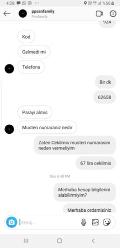 Instagram digital oyun dolandiriciliğı dikkat