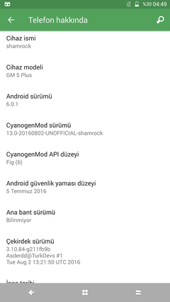  [UNOFFICIAL] CyanogenMod 13.0 for GM 5 Plus