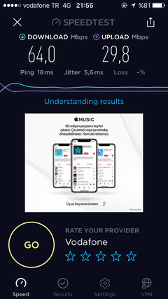 TÜM OPERATÖRLER 4,5G HIZ TESTİ [ANA KONU] 5G YE DOĞRU ADIM ADIM