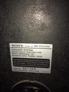 Sony SS-D905AV Hoparlörüme amfi önerisi?