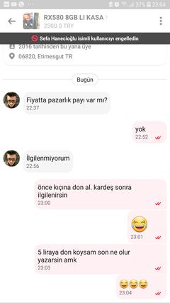 LETGO DA HİÇ BİR ŞEYİN SATILAMAMASI