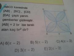  4 tane geometri sorusu