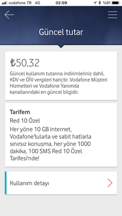 Yeni Vodafone Red Tarifeleri ve Icerikleri