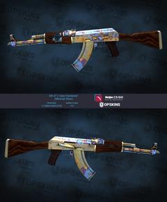 AK-47 Case Hardened Blaze Pattern.