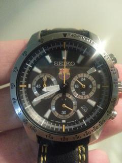  Seiko Chronograph FC Barcelona (%100 ORJ) SATILDI