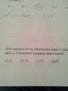  Matematik Sorularım