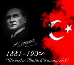  Mustafa Kemal Atatürk'ü Saygıyla Anıyoruz. 1881-193∞