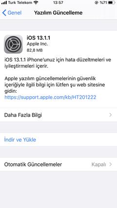 Apple Güncelleme Hatası