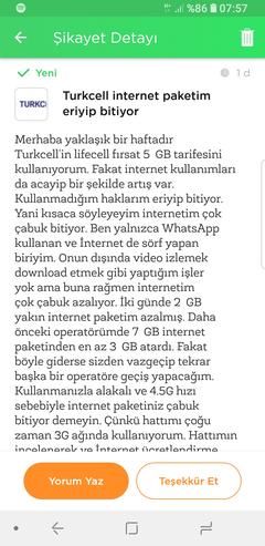 turkcell internet paketim çok çabuk bitiyor! | DonanımHaber Forum