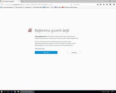  windows 10 bağlantınız güvenli değil hatası (yardım