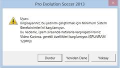  pes 2013 windows 8.1 de açamıyorum yardım!!
