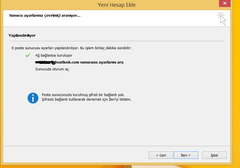  Outlook 2010 da hesap ekle sorunu