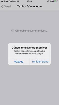 Apple Güncelleme Hatası