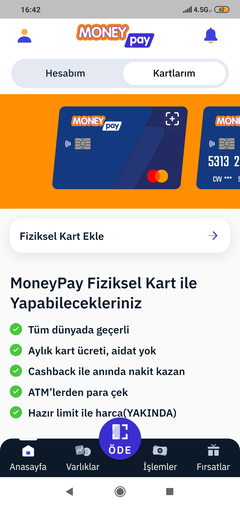 MoneyPay (Migros+Colendi) Kredili Kart [Ana Konu]