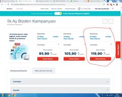 Türk Telekom Fibernet Fiyat Tarifelerinde ki tutarsızlık?