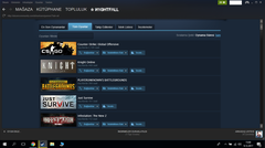 Steam Account Hesap 1300 liralık 61 Tane oyun 2100 saat csgo