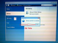  Acronis  True Image Home 2016 v19 ile (Yedek) Almak..Resimli Anlatım..