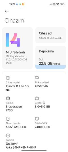 Xiaomi 11 Lite 5G NE [ANA KONU]
