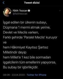 Tarihçi-Yazar Mehmet Işık’tan, Atatürk’e Hakaret Eden Fatih Tezcan’a Sert Çıkış