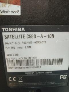 toshiba satllite C55D 10N