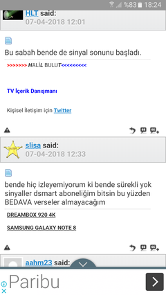 FOX NETWORKS GROUP TURKEY TP Sinyal zayıf Şikayet için Toplu mail atma!!!