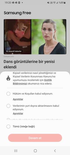 Samsung kullanıcı sözleşmesi dayatması