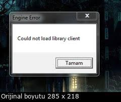 L4D2 ''COULD NOT LOAD LİBRARY CLİENT'' HATASI