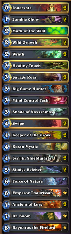  Druid Deckleriniz/Stratejileriniz