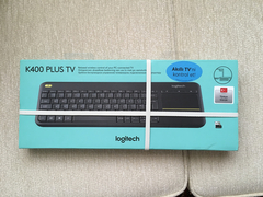 Sıfır kutu açılmamış Logitech K400 Plus akıllı tv klavyesi