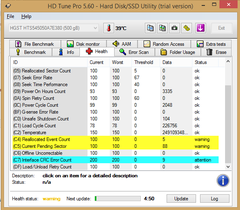  HD tune programlı ile harddisk testi resimli anlatım