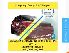 🚗🚿 Arabamiyika.com Beşli Yıkama Paketi 500 TL