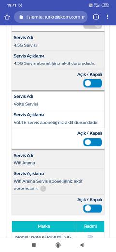 Türk Telekom Xiaomi Redmi Note 8 VoLTE ve VoWifi (Wifi Arama) Sorunu |  DonanımHaber Forum » Sayfa 4
