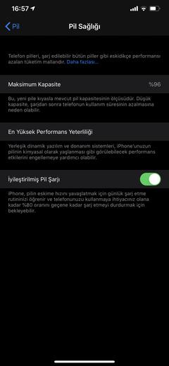 APPLE IPHONE PİL SAĞLIĞI  [ANA KONU]